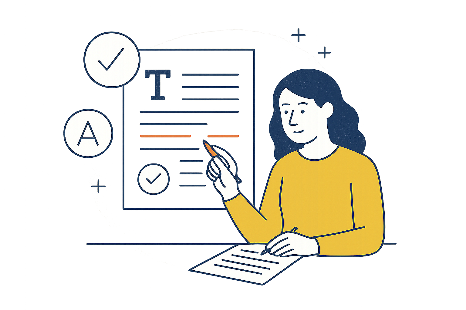 Arbeitsbeispiel für Lektorat